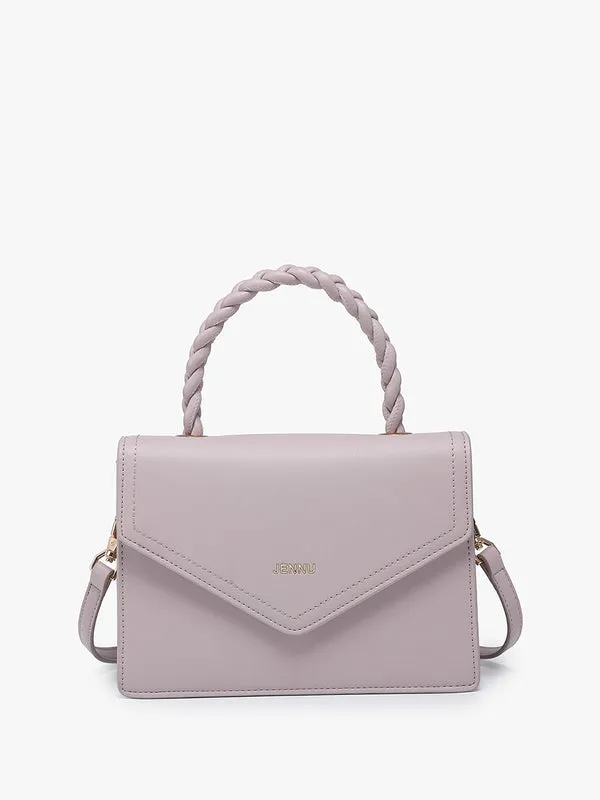 Jen & Co Cairo Braided Flapover Crossbody/Clutch