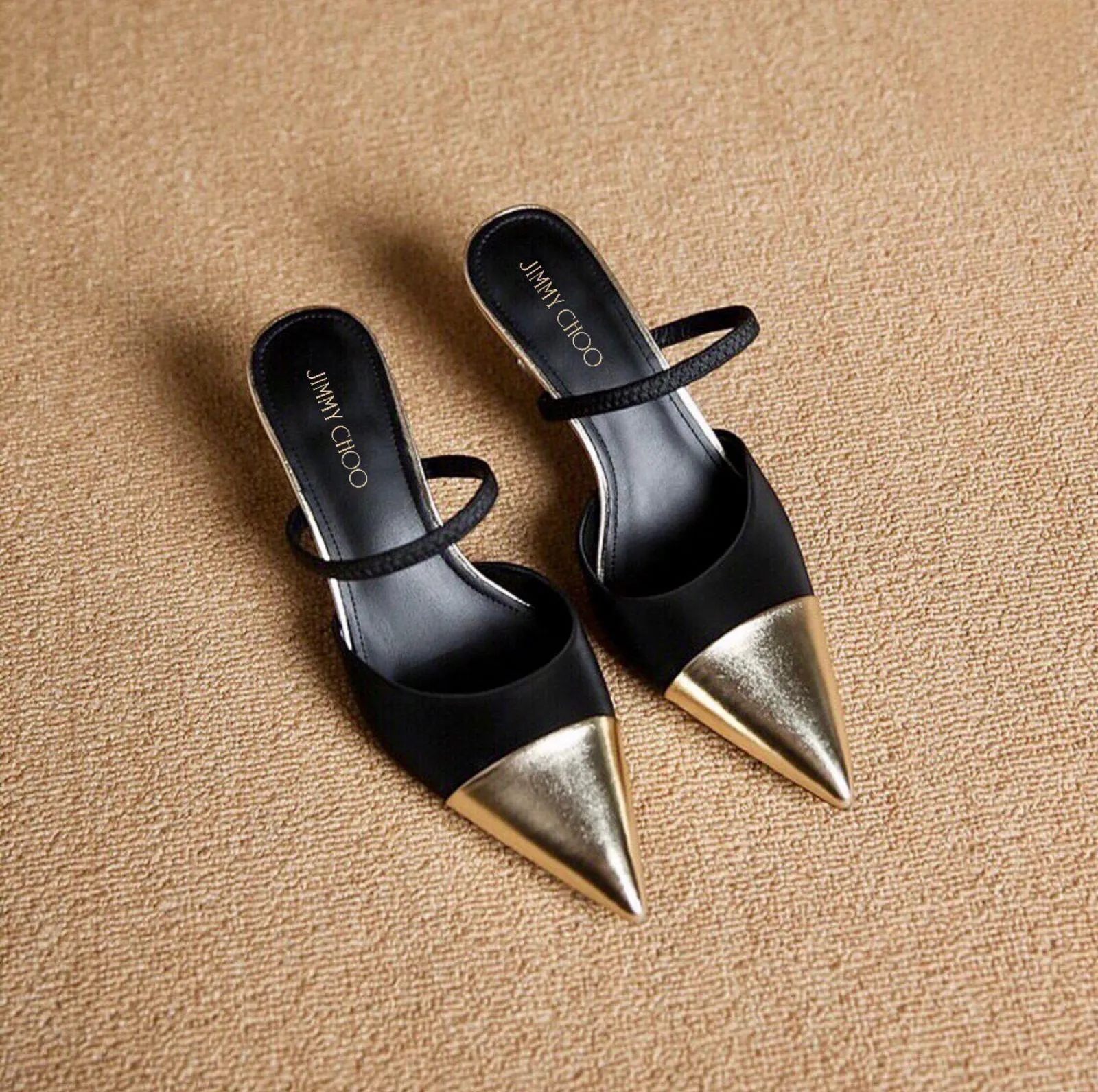 Jimmy Choo Combo Set Slippers   Bag