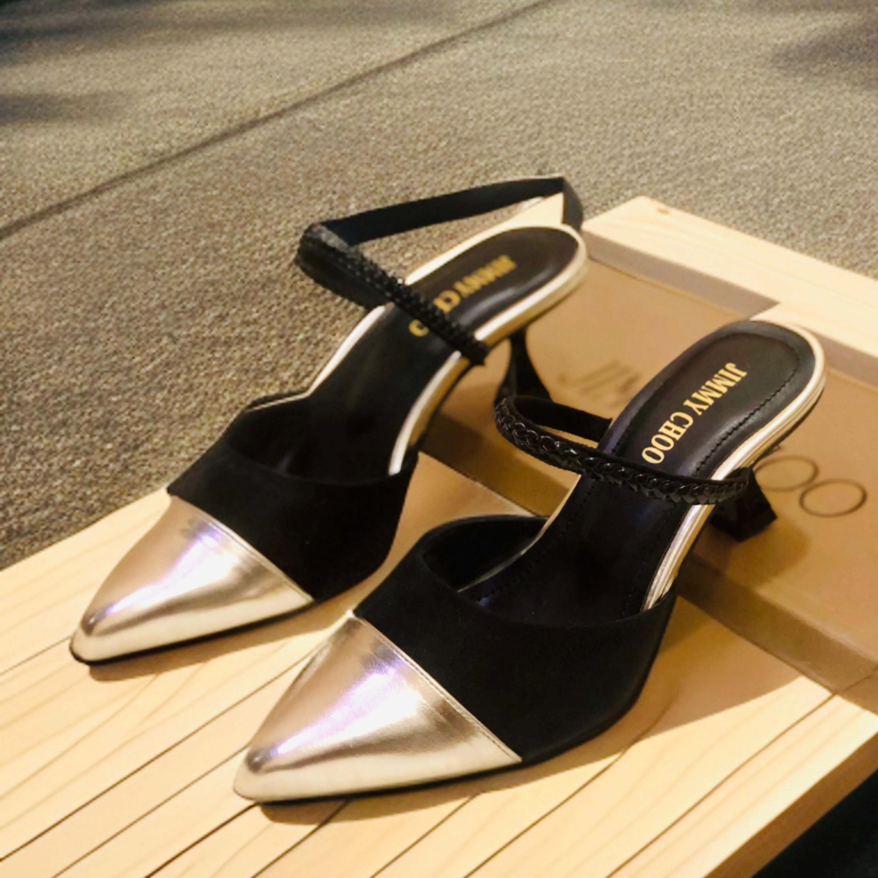 Jimmy Choo Combo Set Slippers   Bag