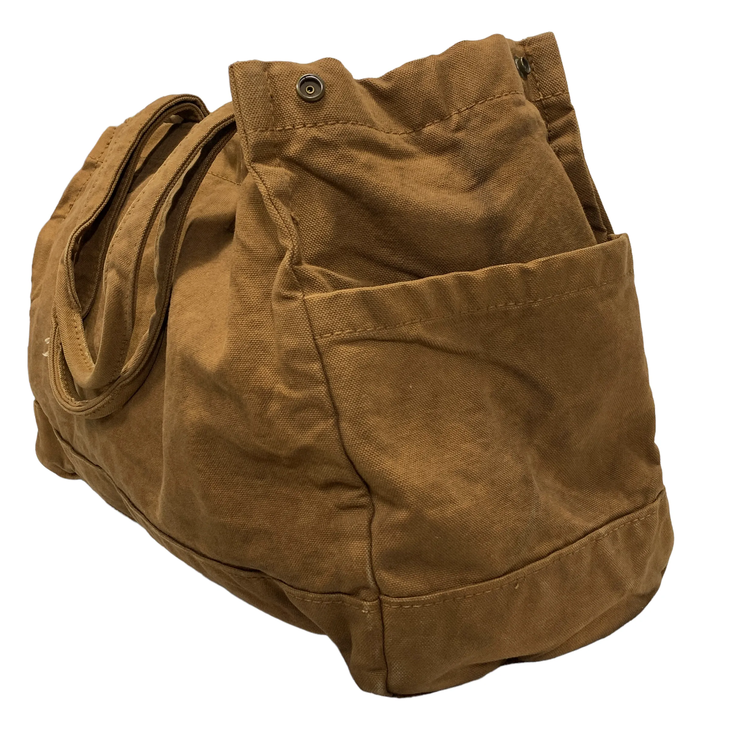 Kapital Canvas Duffle Bag Brown