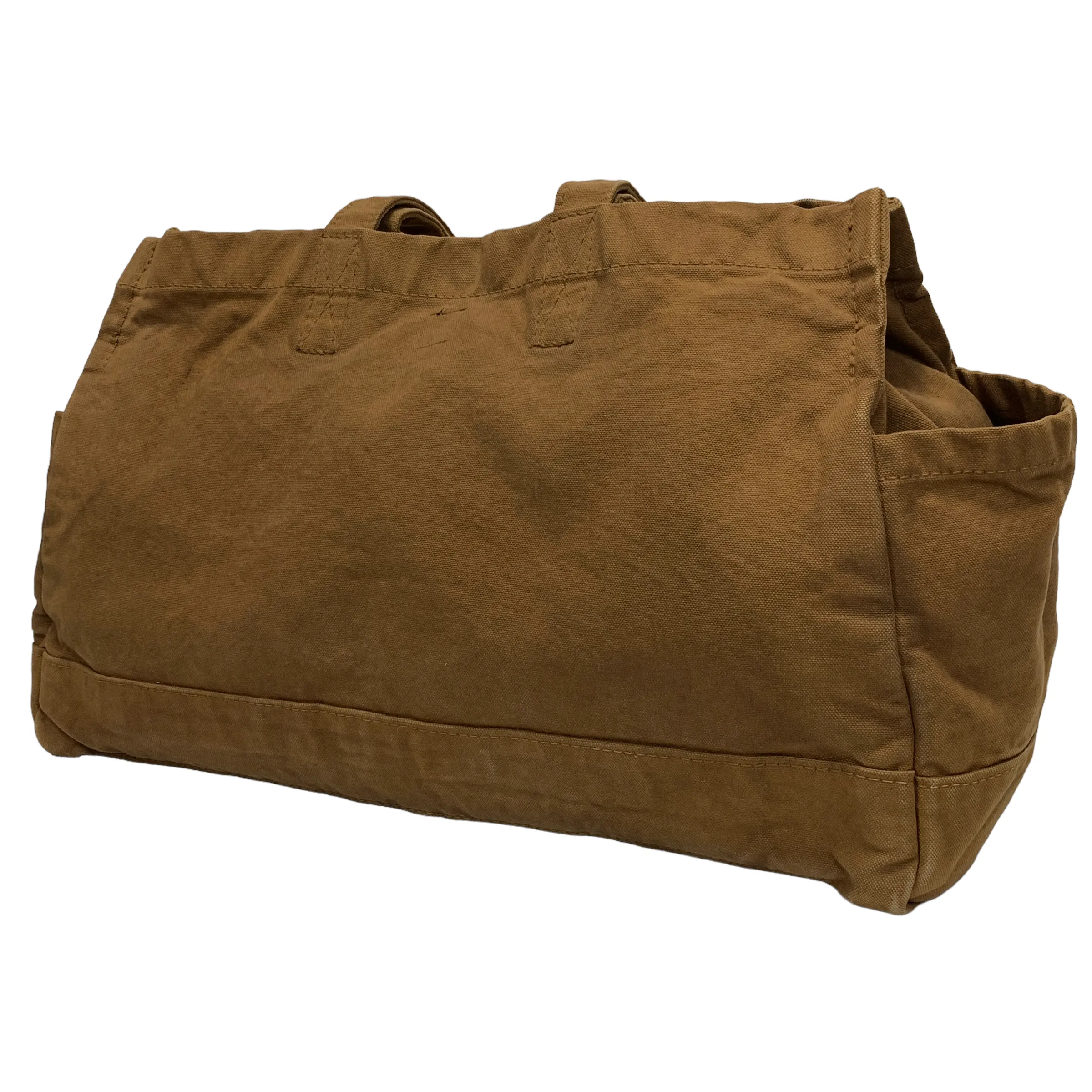 Kapital Canvas Duffle Bag Brown