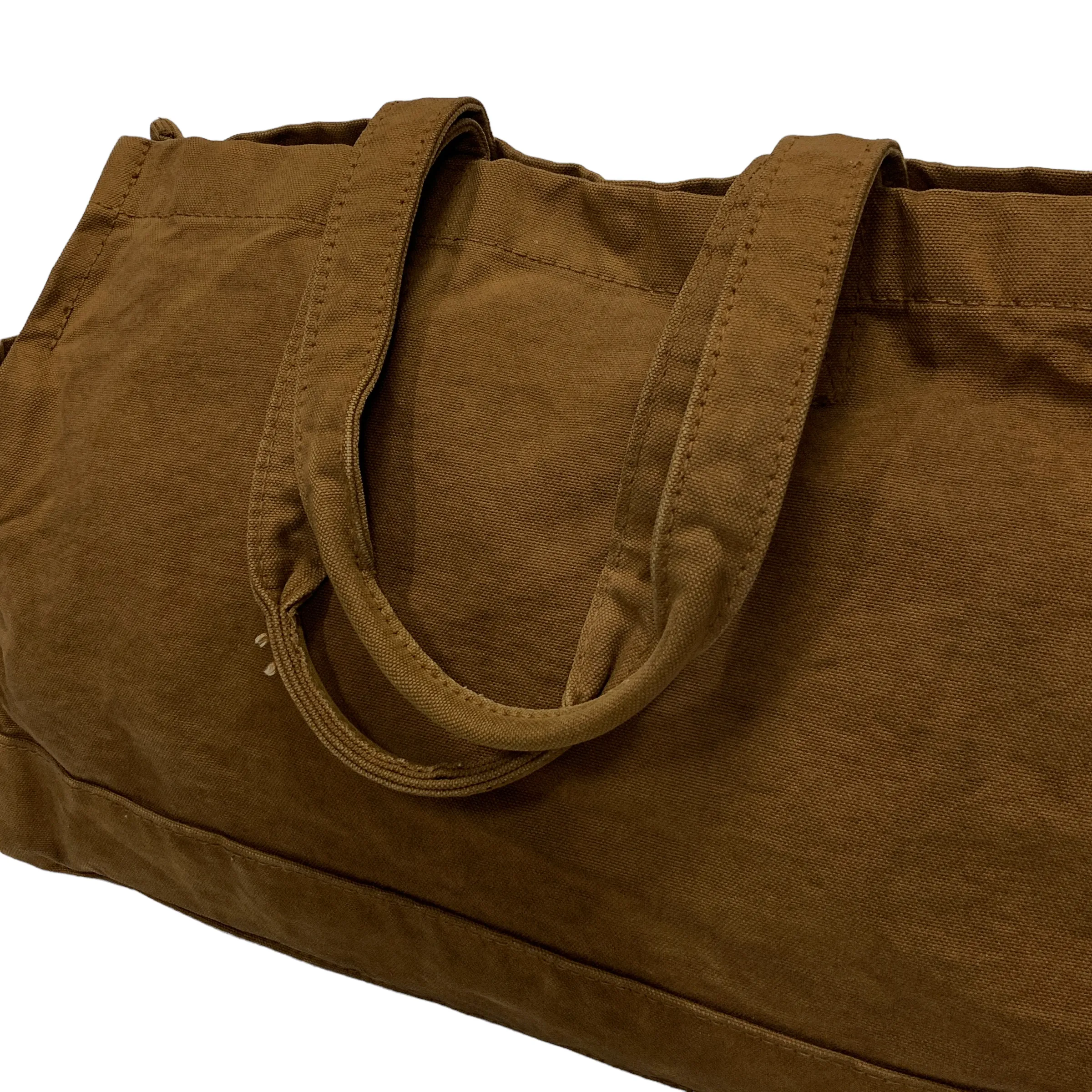 Kapital Canvas Duffle Bag Brown