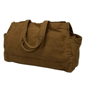 Kapital Canvas Duffle Bag Brown