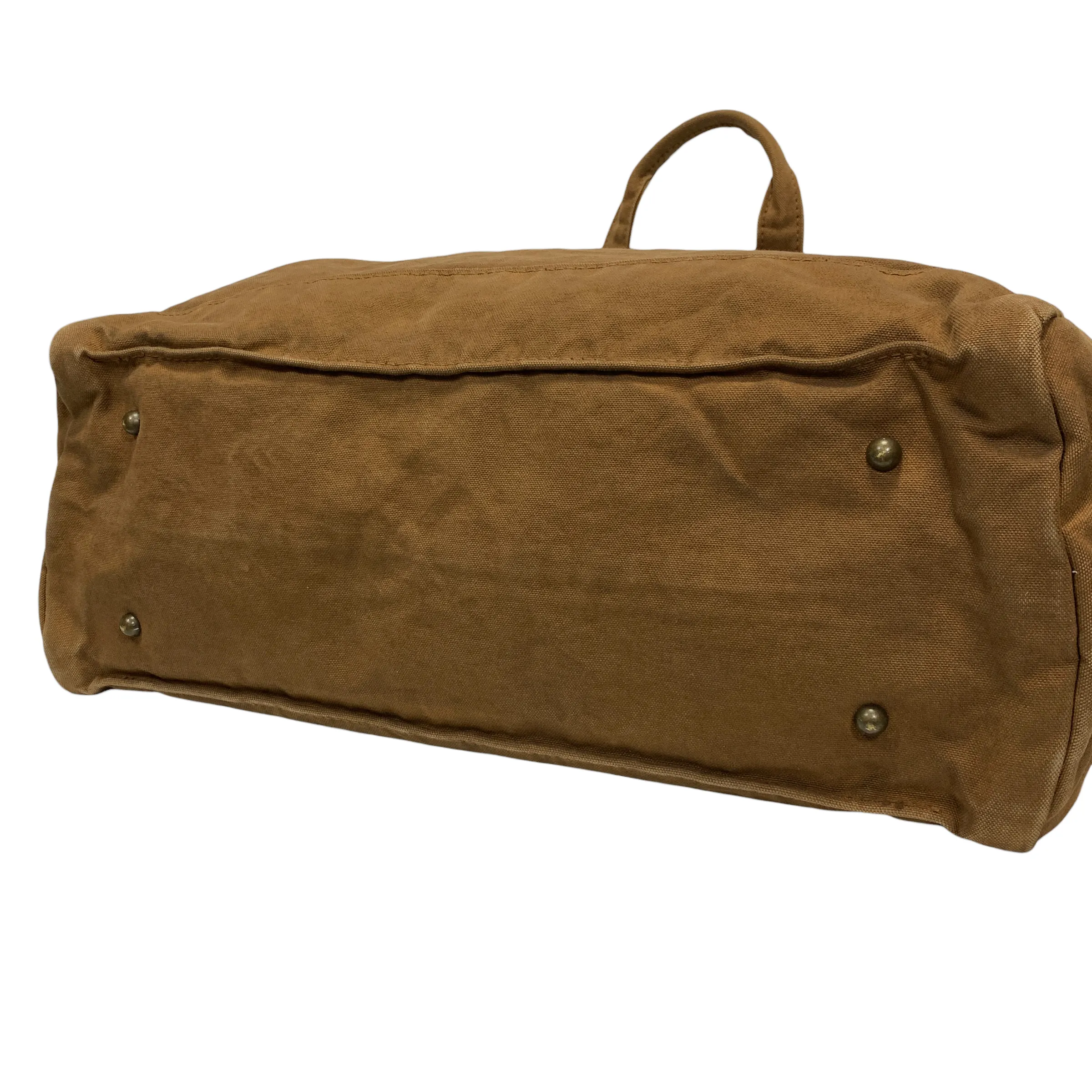 Kapital Canvas Duffle Bag Brown