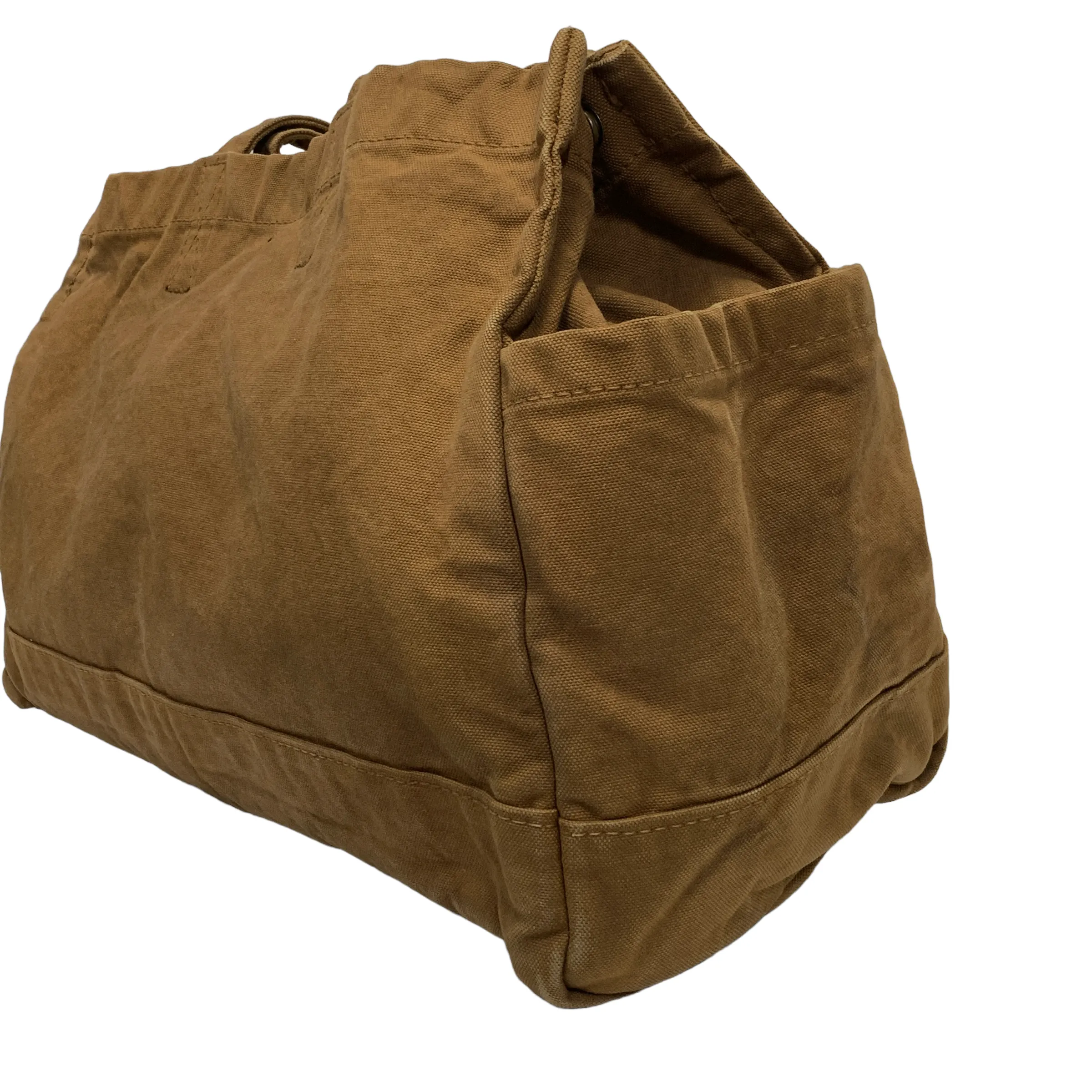 Kapital Canvas Duffle Bag Brown
