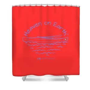 Kayak Heaven On Earth - Shower Curtain