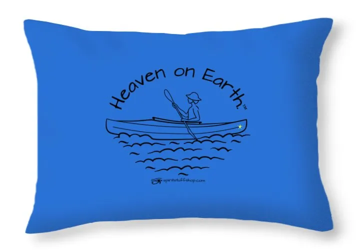 Kayaker Heaven On Earth - Throw Pillow