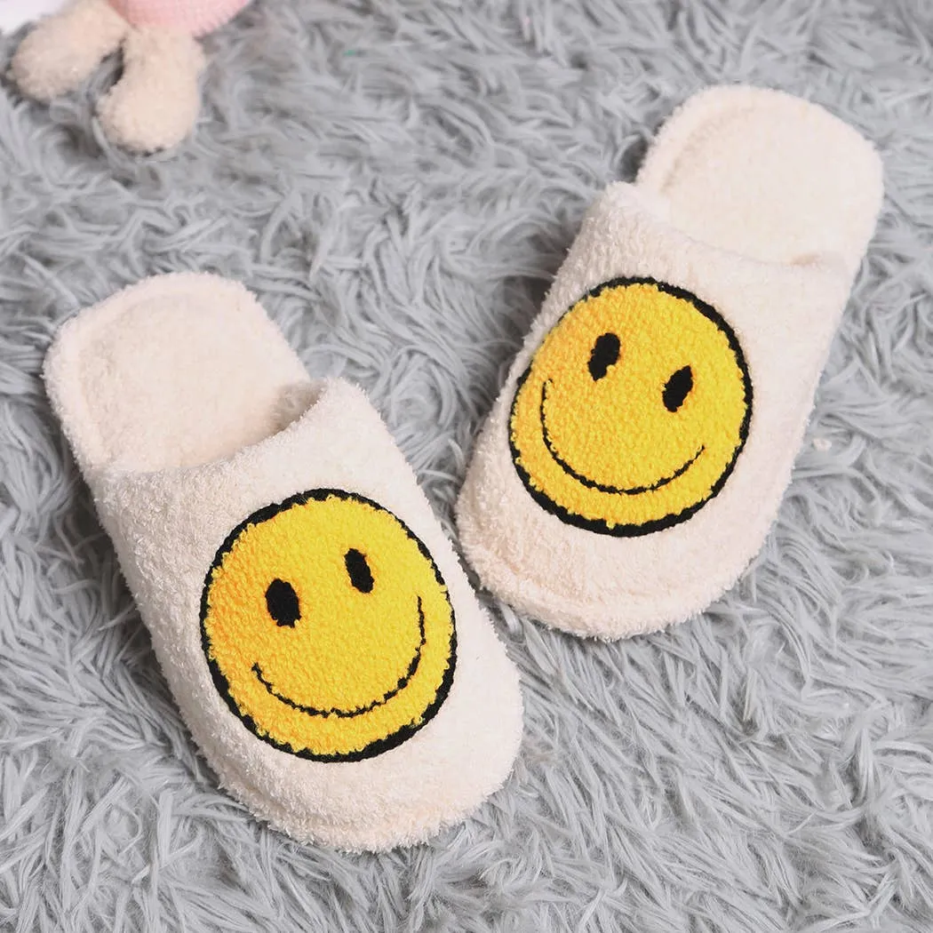 Kid's Happy Face Luxury Soft Slippers JCL4213K (pink)