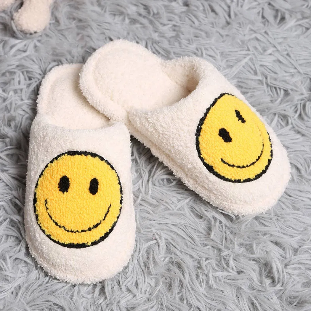 Kid's Happy Face Luxury Soft Slippers JCL4213K (pink)