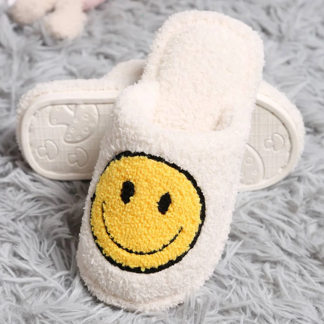 Kid's Happy Face Luxury Soft Slippers JCL4213K (pink)