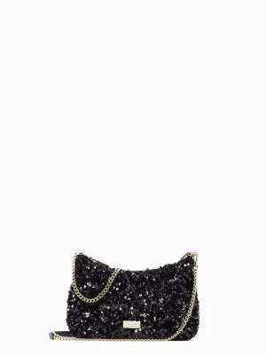 Kiki Sequin Fabric Convertible Crossbody