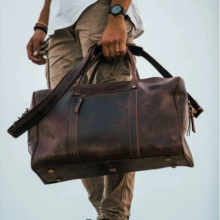 Kodiak Leather Weekender Bag