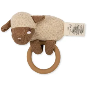 Konges Sløjd - Activity ring knit baby toy - Sheep