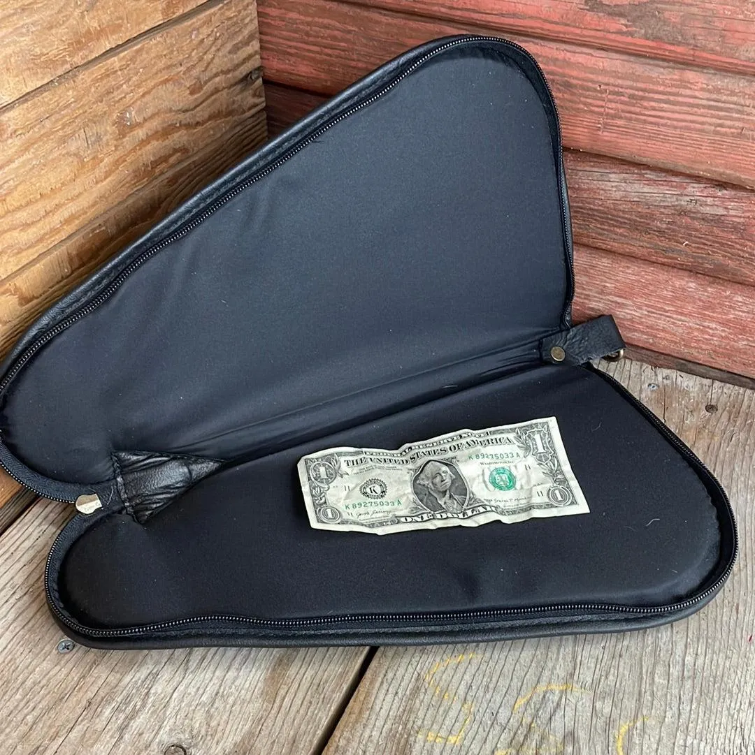 Large Pistol Case - Cowhide w/