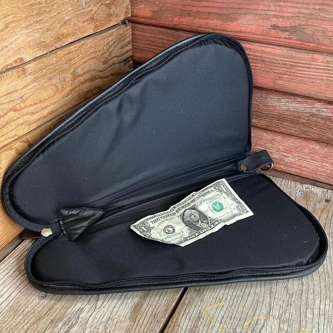 Large Pistol Case - Cowhide w/