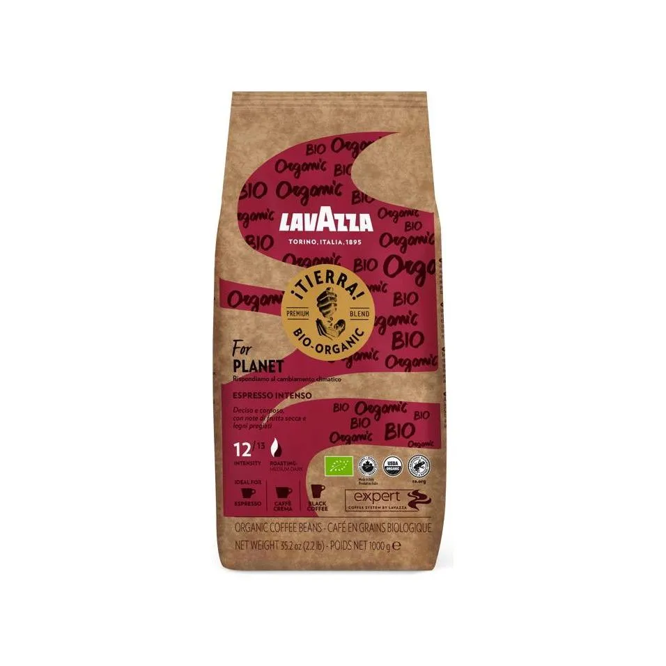 Lavazza Tierra Bio for Planet Espresso Intenso 3Kg Coffee Beans