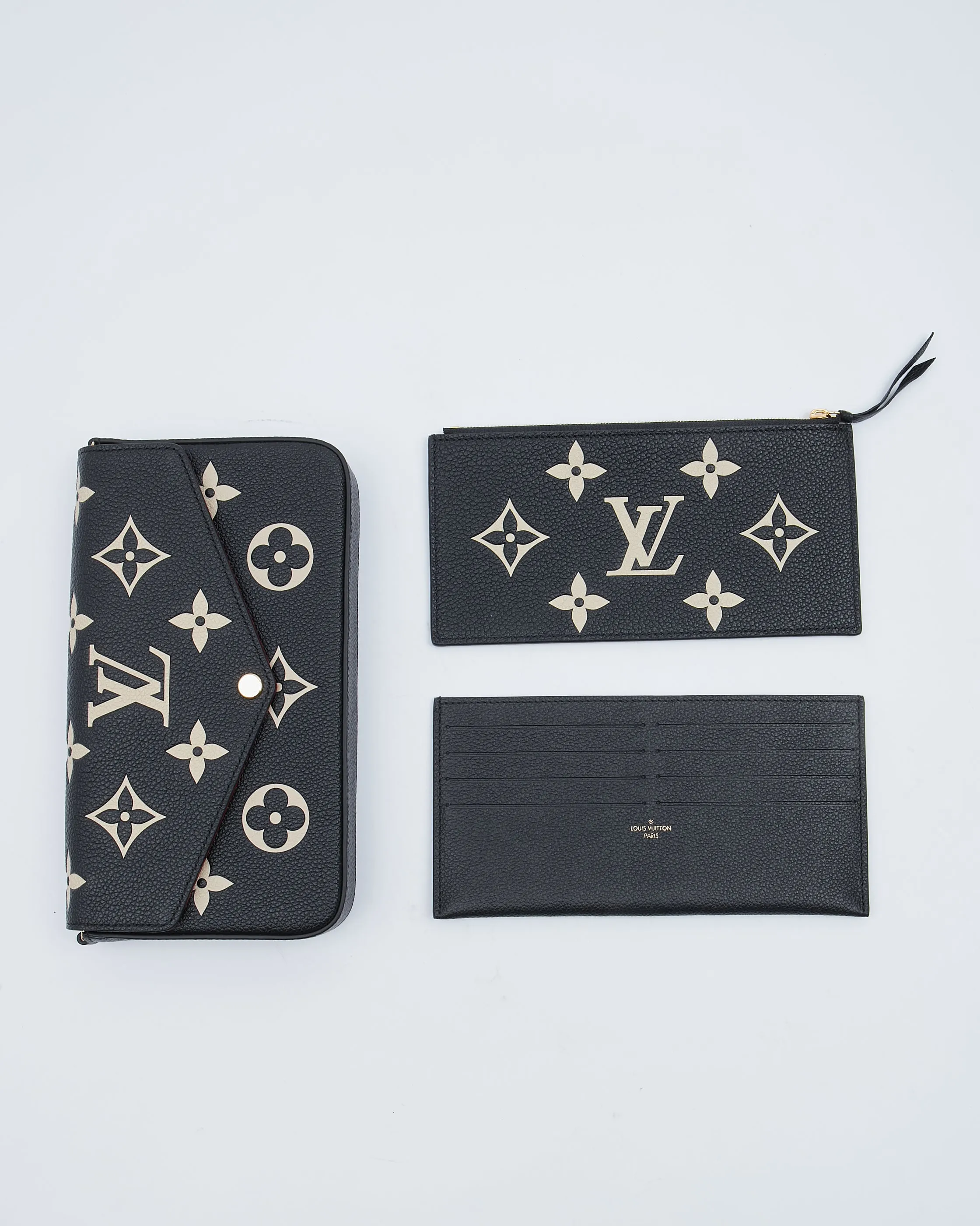 Louis Vuitton Bicolor Empreinte Félicie Pochette Chain Bag