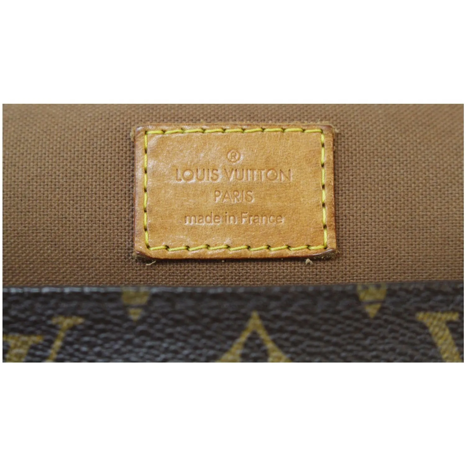 LOUIS VUITTON Bosphore GM Monogram Canvas Crossbody Bag Brown