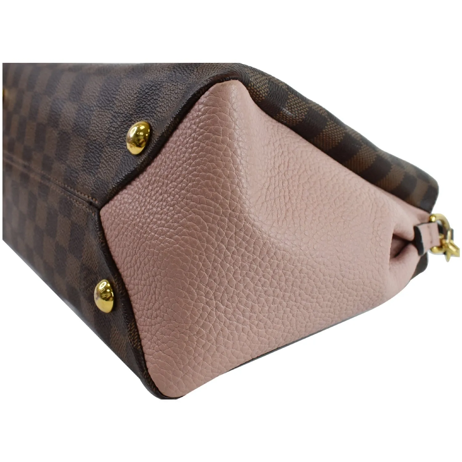 LOUIS VUITTON Brittany Damier Ebene Shoulder Bag Brown