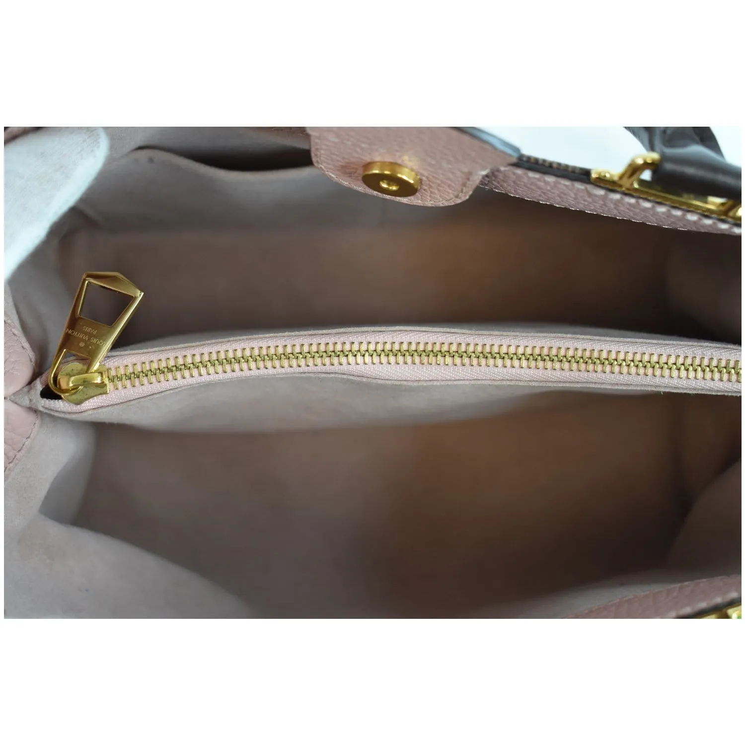 LOUIS VUITTON Brittany Damier Ebene Shoulder Bag Brown
