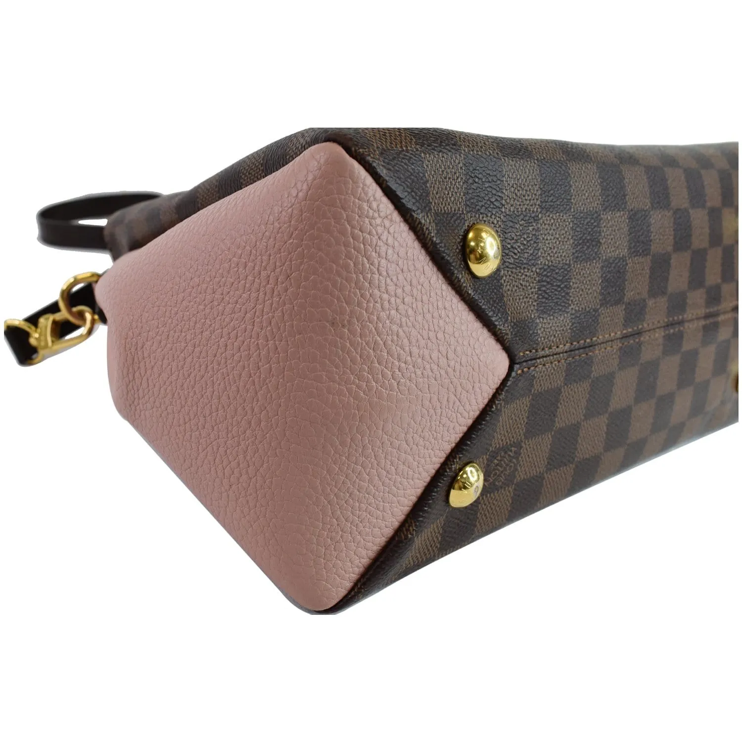 LOUIS VUITTON Brittany Damier Ebene Shoulder Bag Brown