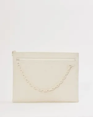 Louis Vuitton Cream Empreinte Leather Monogram Taurillon A4 Pouch