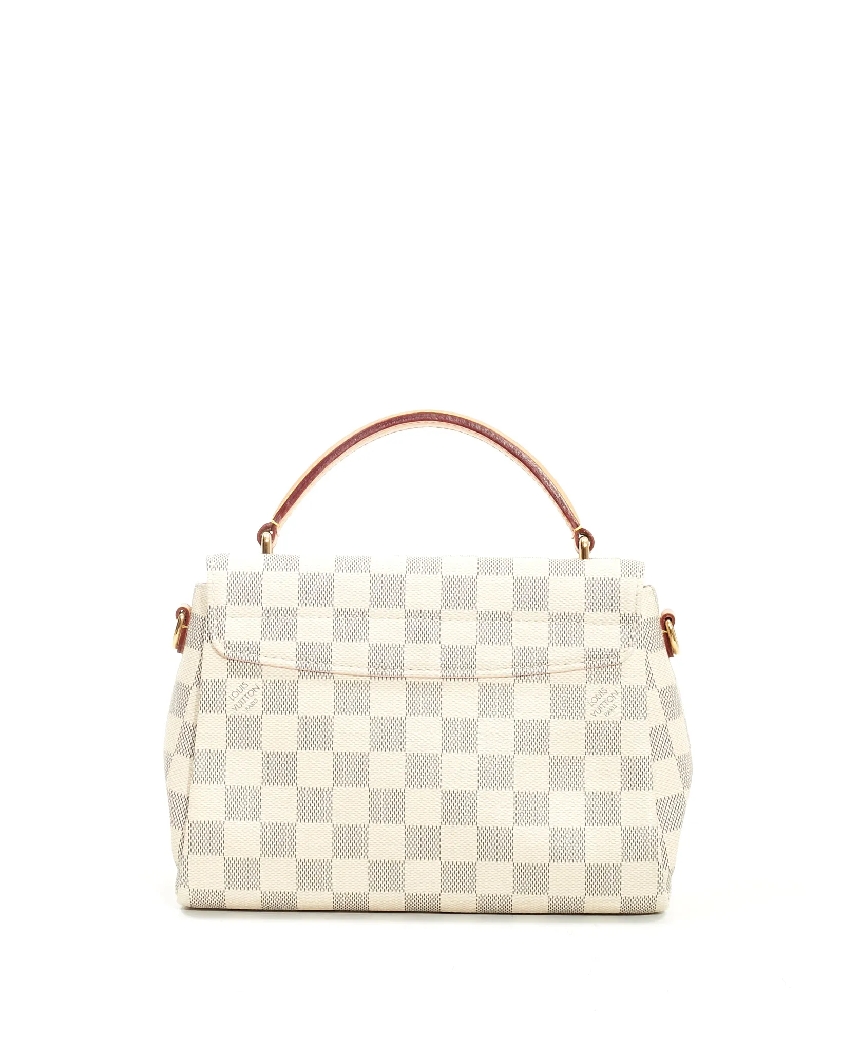 Louis Vuitton Damier Azur Canvas Croisette Bag w/ no tassle