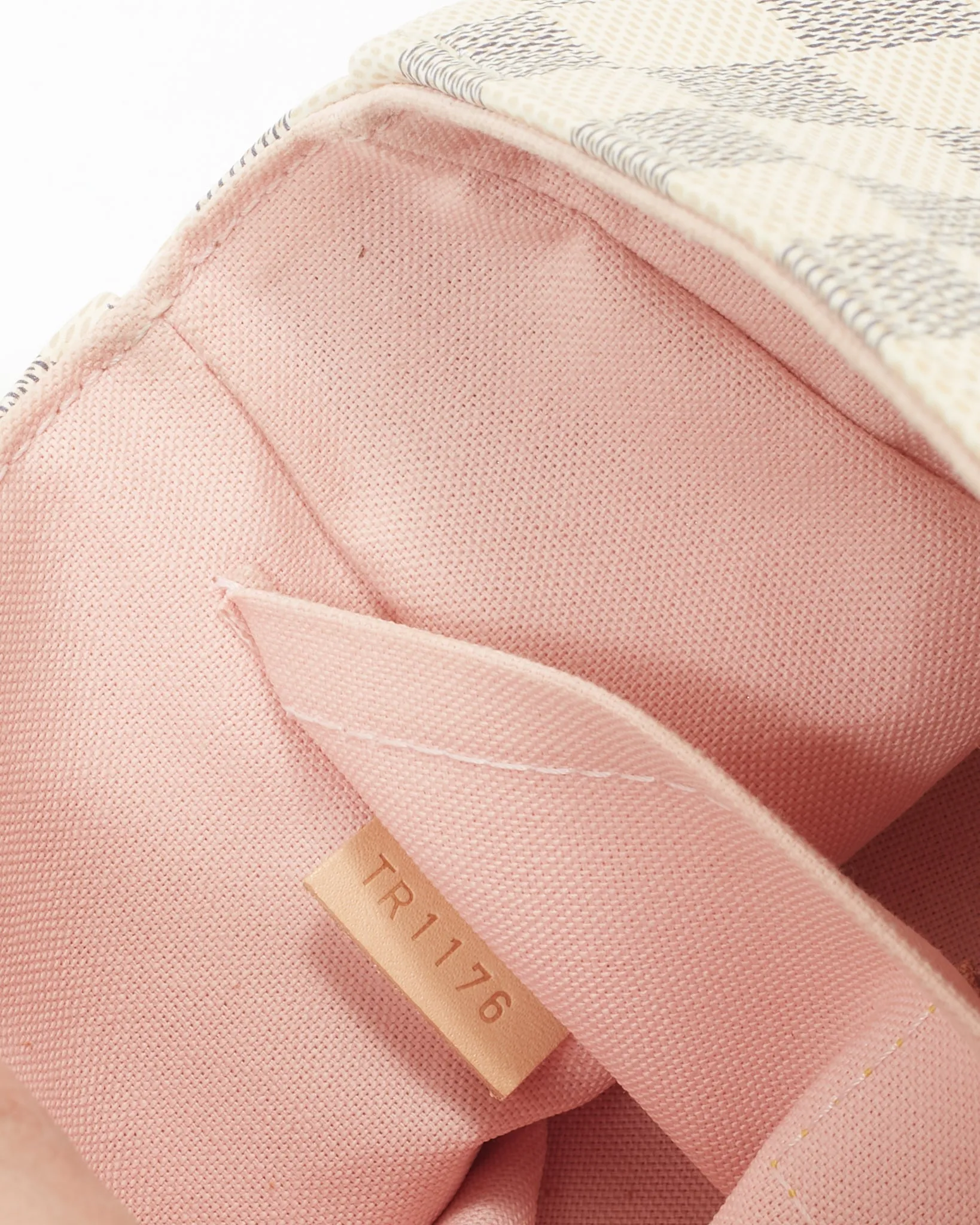 Louis Vuitton Damier Azur Canvas Croisette Bag w/ no tassle