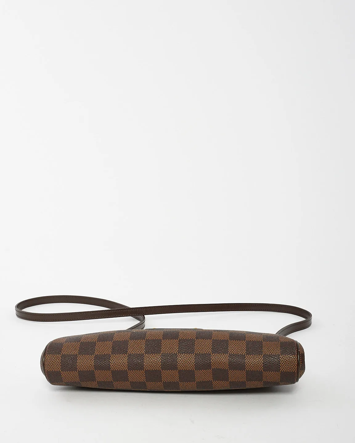 Louis Vuitton Damier Ebene Canvas Eva Clutch Bag
