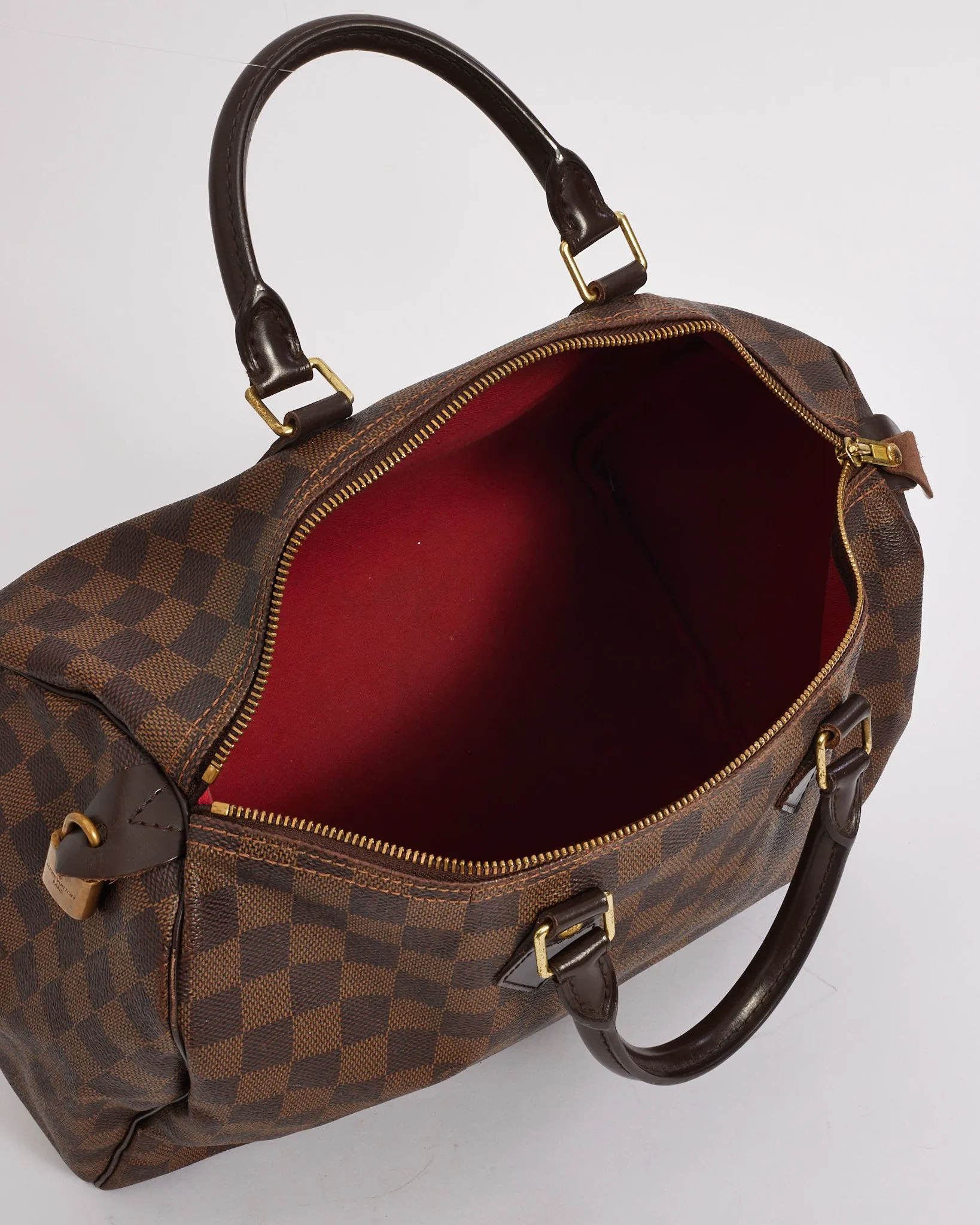 Louis Vuitton Damier Ebene Canvas Speedy Bag 35