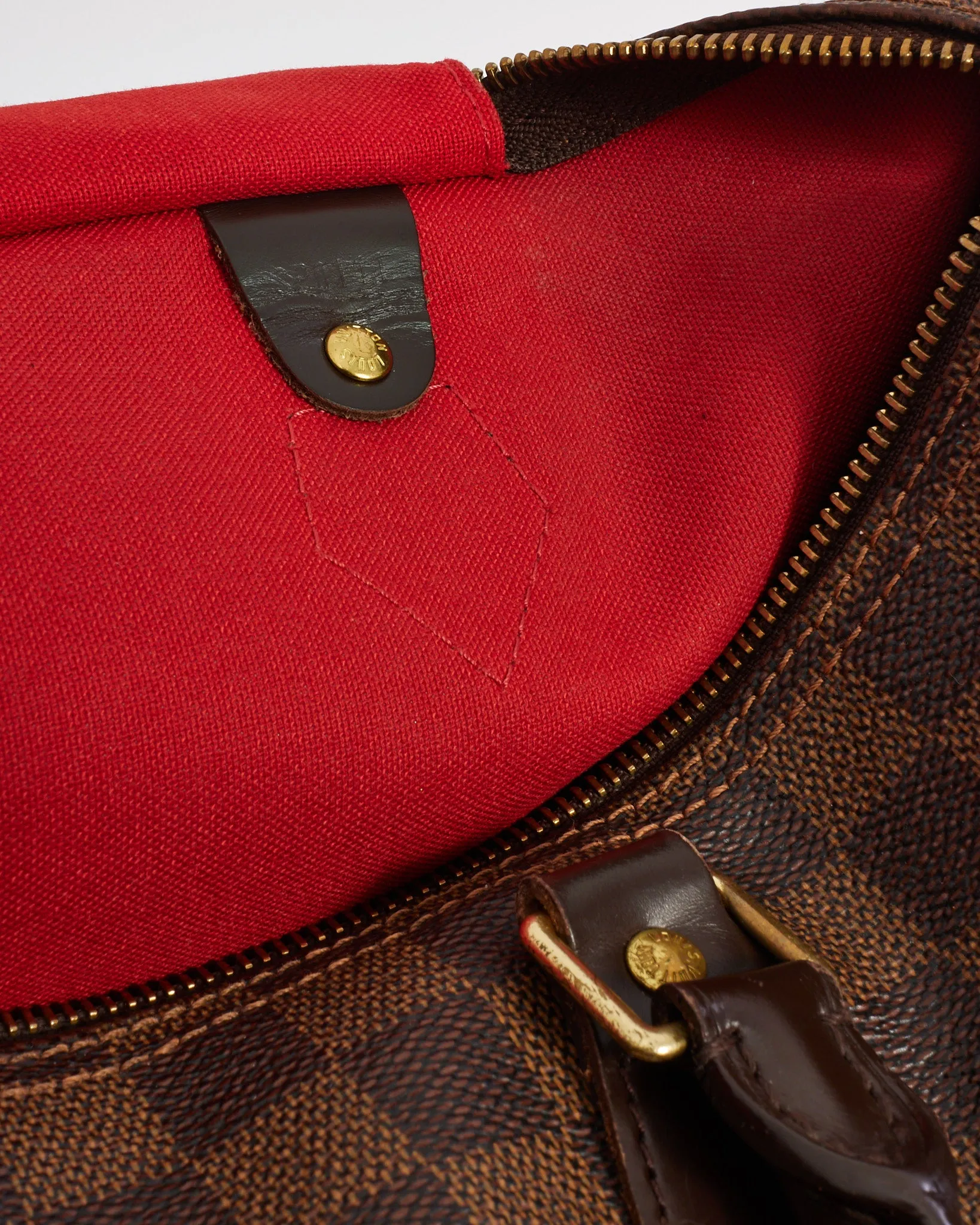 Louis Vuitton Damier Ebene Canvas Speedy Bag 35