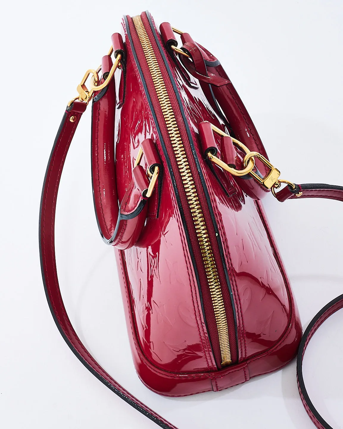 Louis Vuitton Fuchsia Monogram Vernis Alma BB