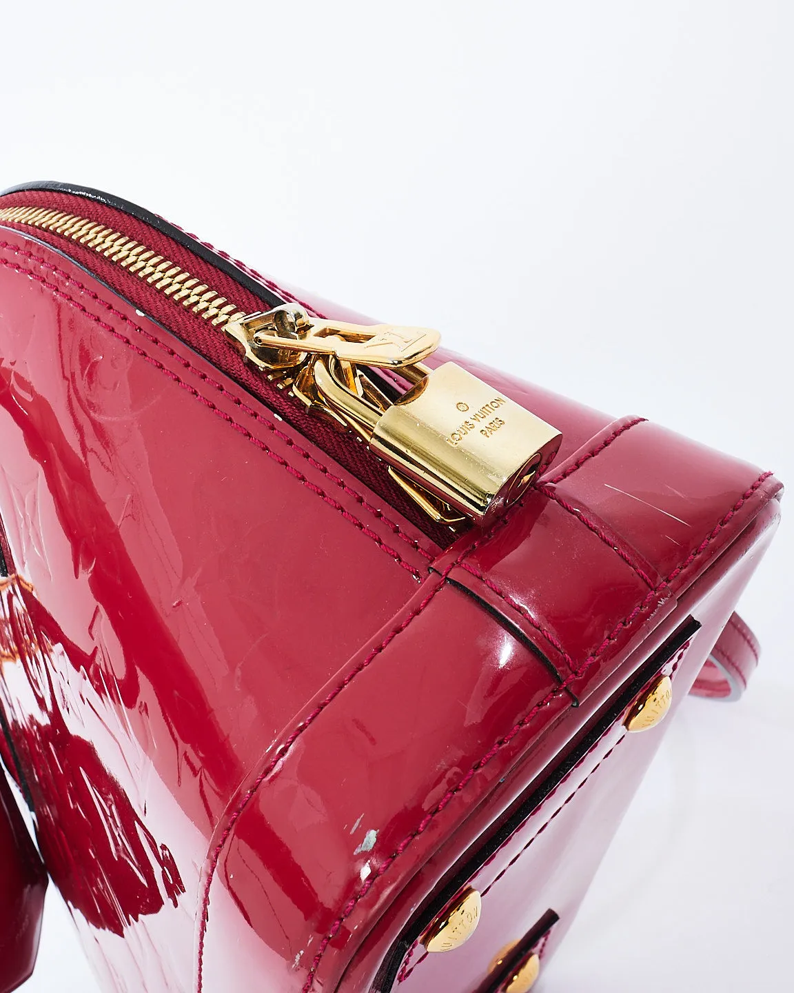 Louis Vuitton Fuchsia Monogram Vernis Alma BB