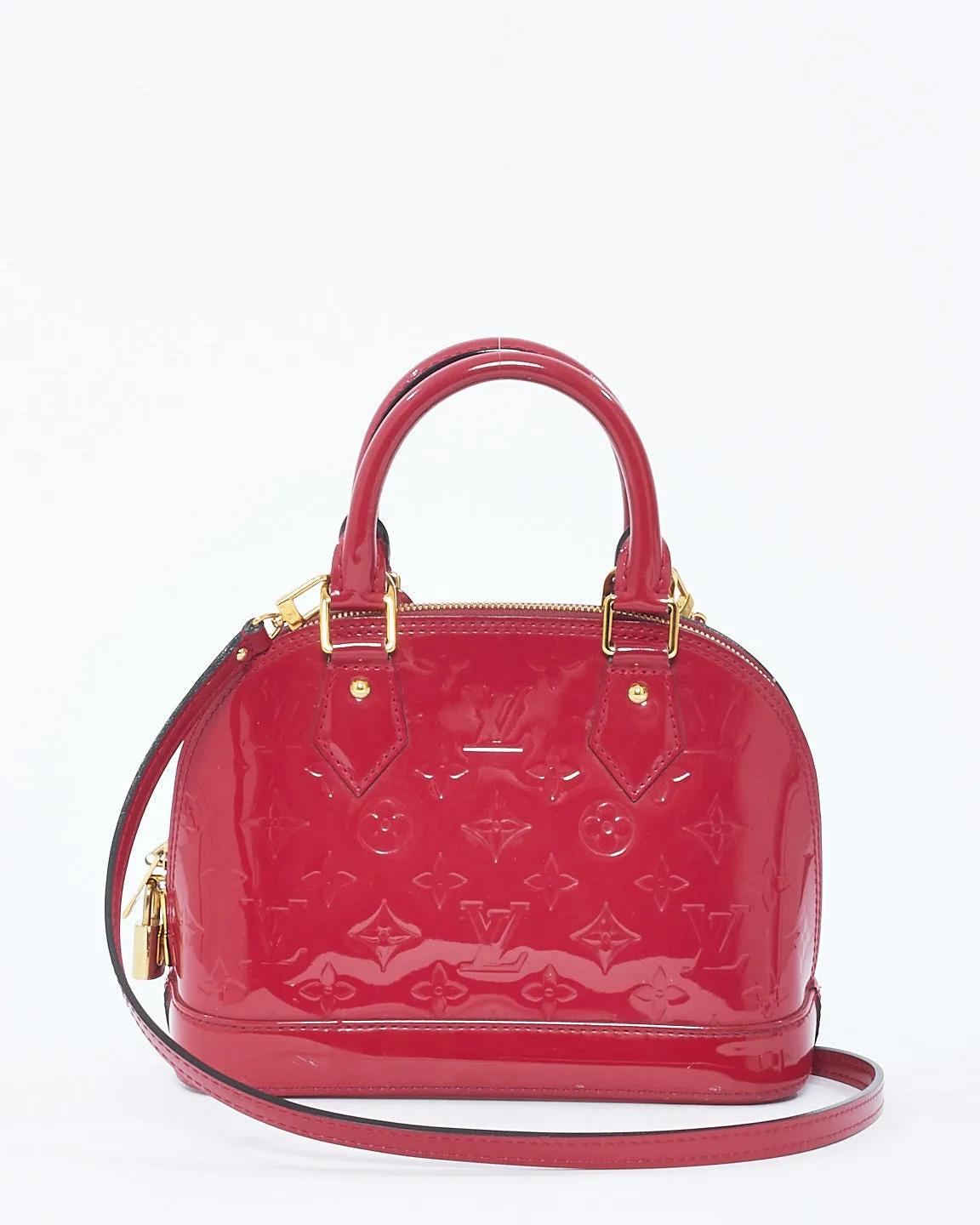 Louis Vuitton Fuchsia Monogram Vernis Alma BB
