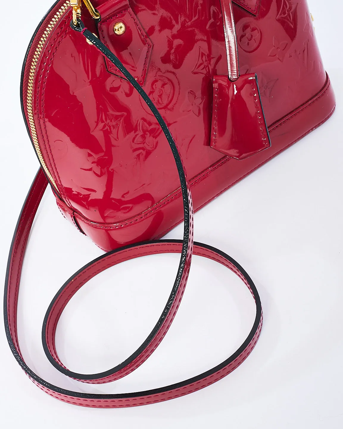 Louis Vuitton Fuchsia Monogram Vernis Alma BB