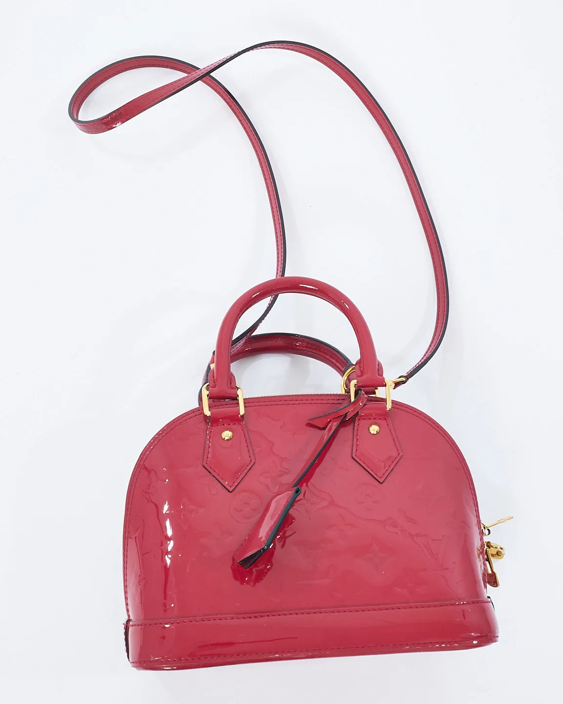 Louis Vuitton Fuchsia Monogram Vernis Alma BB