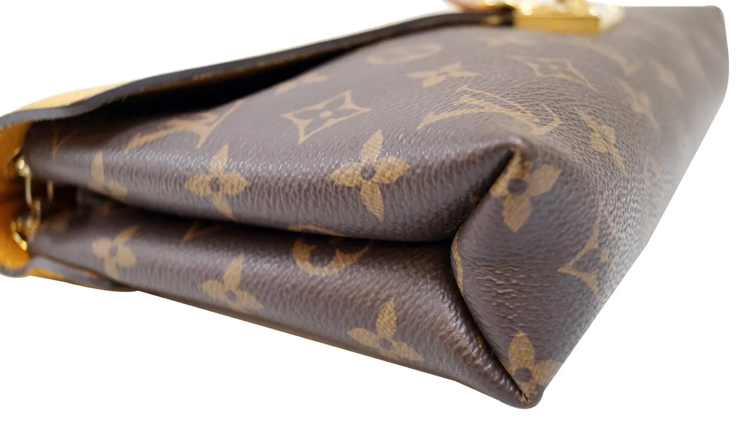 LOUIS VUITTON Monogram Canvas Pallas Chain Crossbody Bag