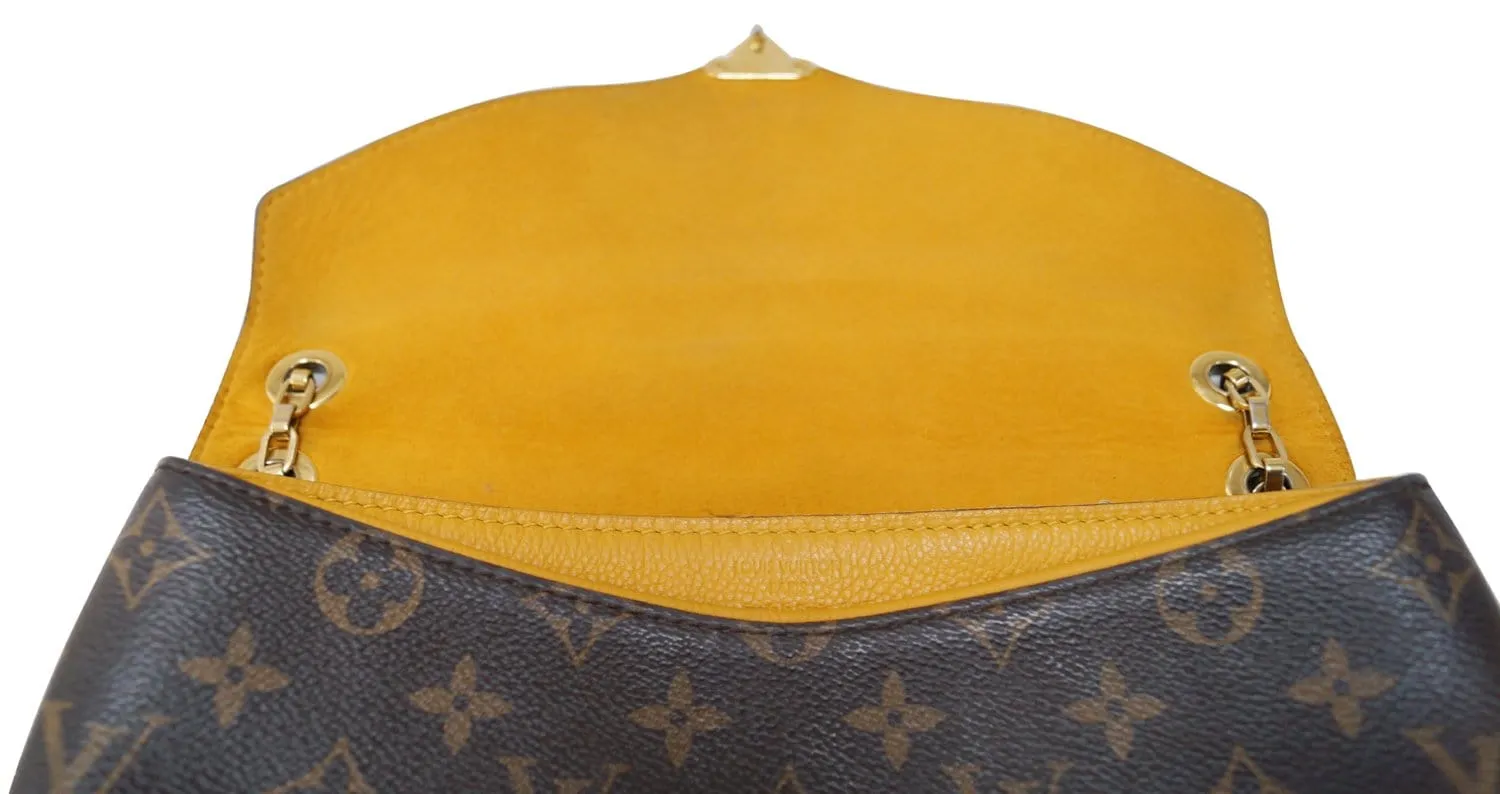LOUIS VUITTON Monogram Canvas Pallas Chain Crossbody Bag