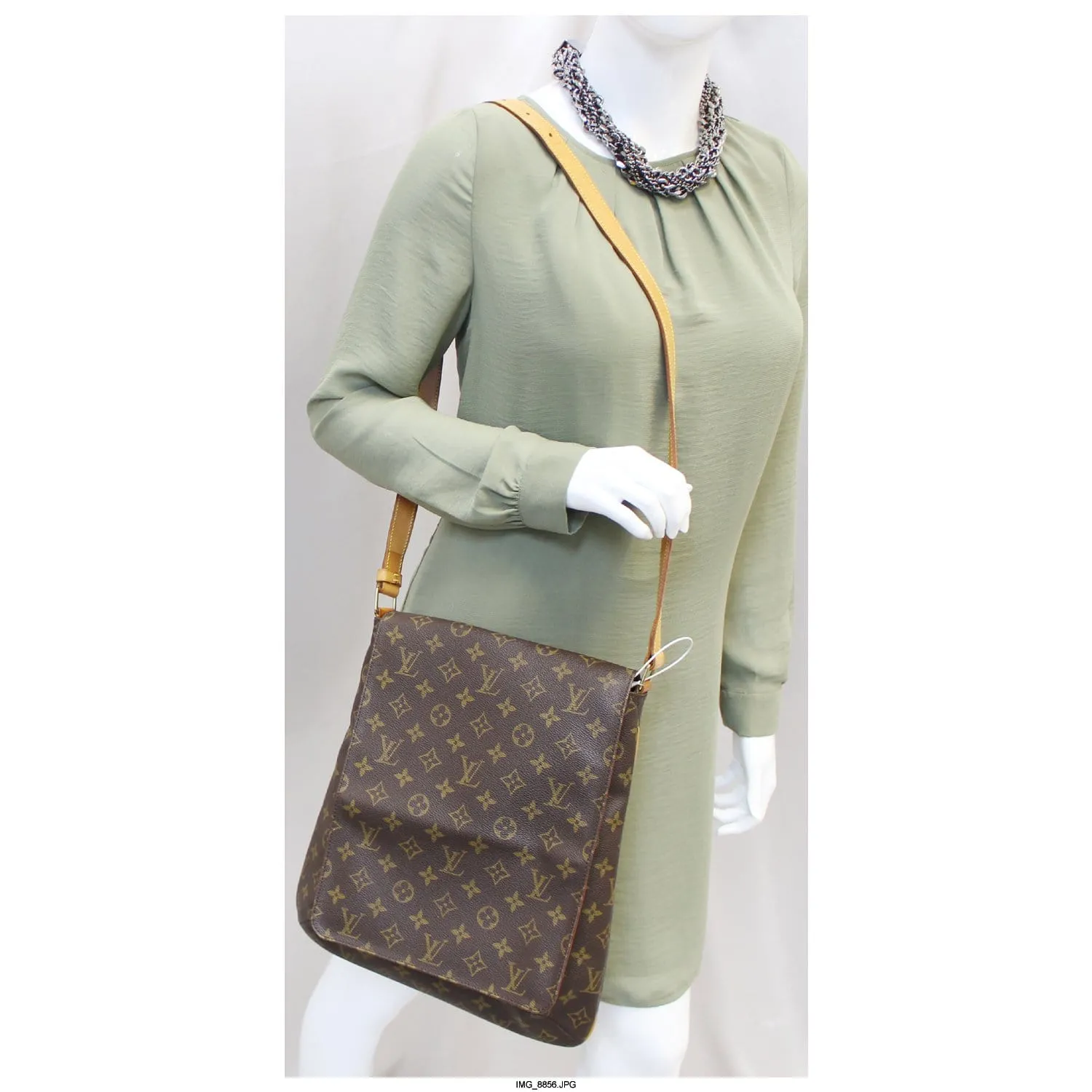 LOUIS VUITTON Musette Salsa GM Monogram Canvas Crossbody Bag