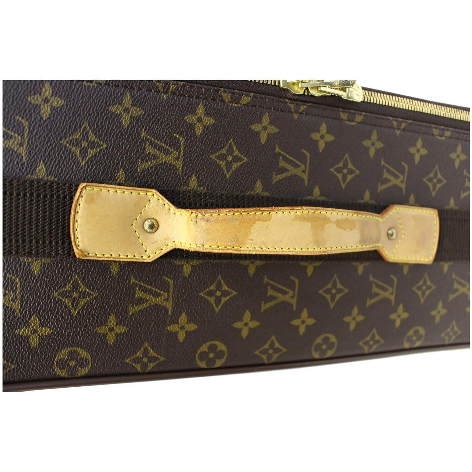 LOUIS VUITTON Pegase 55 Monogram Canvas Business Suitcase Travel Bag Brown - 15% OFF