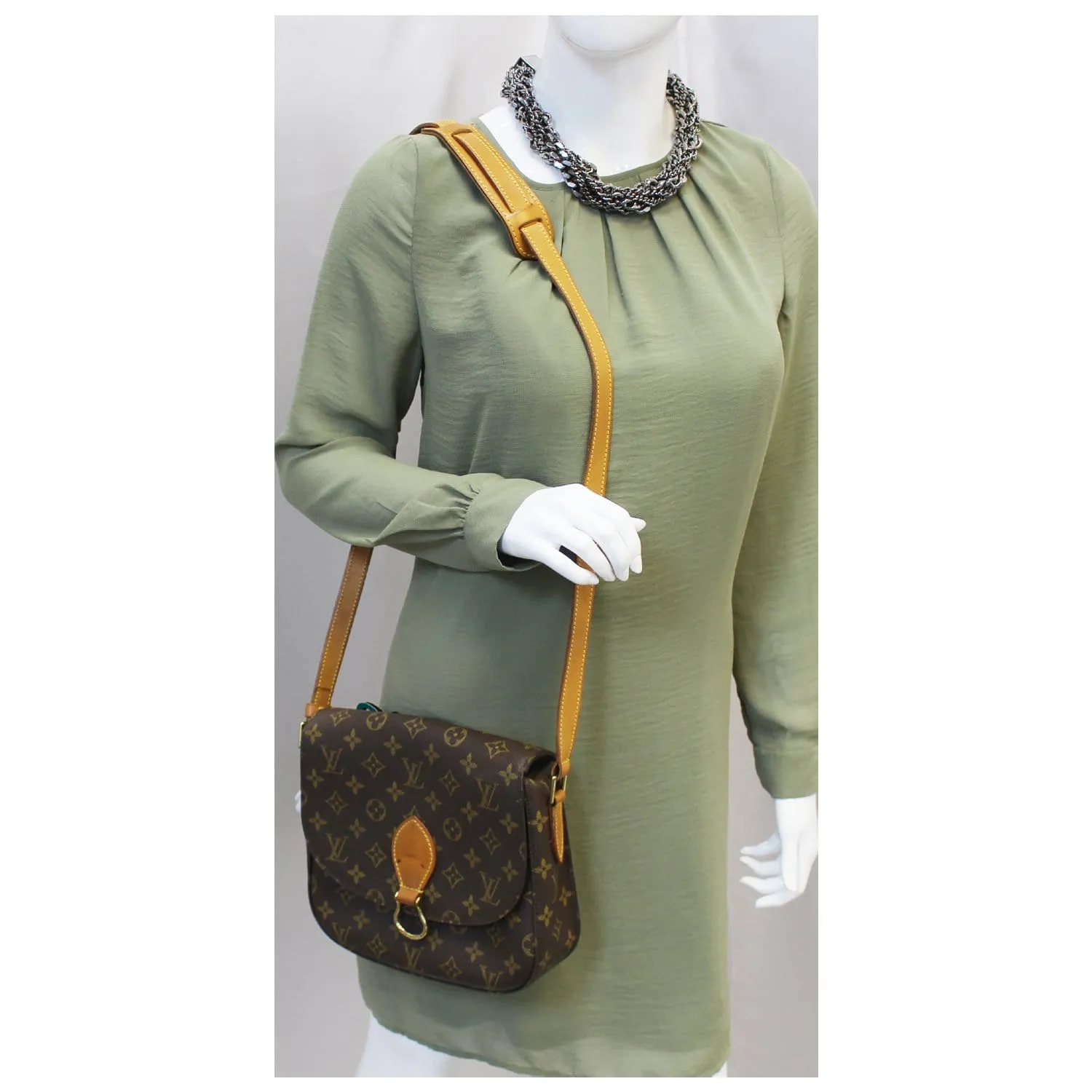 LOUIS VUITTON Saint Cloud GM Monogram Canvas Crossbody Bag