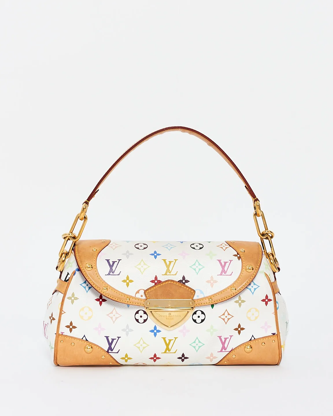 Louis Vuitton White Monogram Multi Murakami Canvas Beverly Shoulder Bag