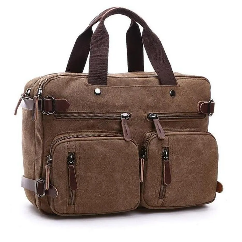 <bold>Laptop / Messenger Bag  <br>Canvas