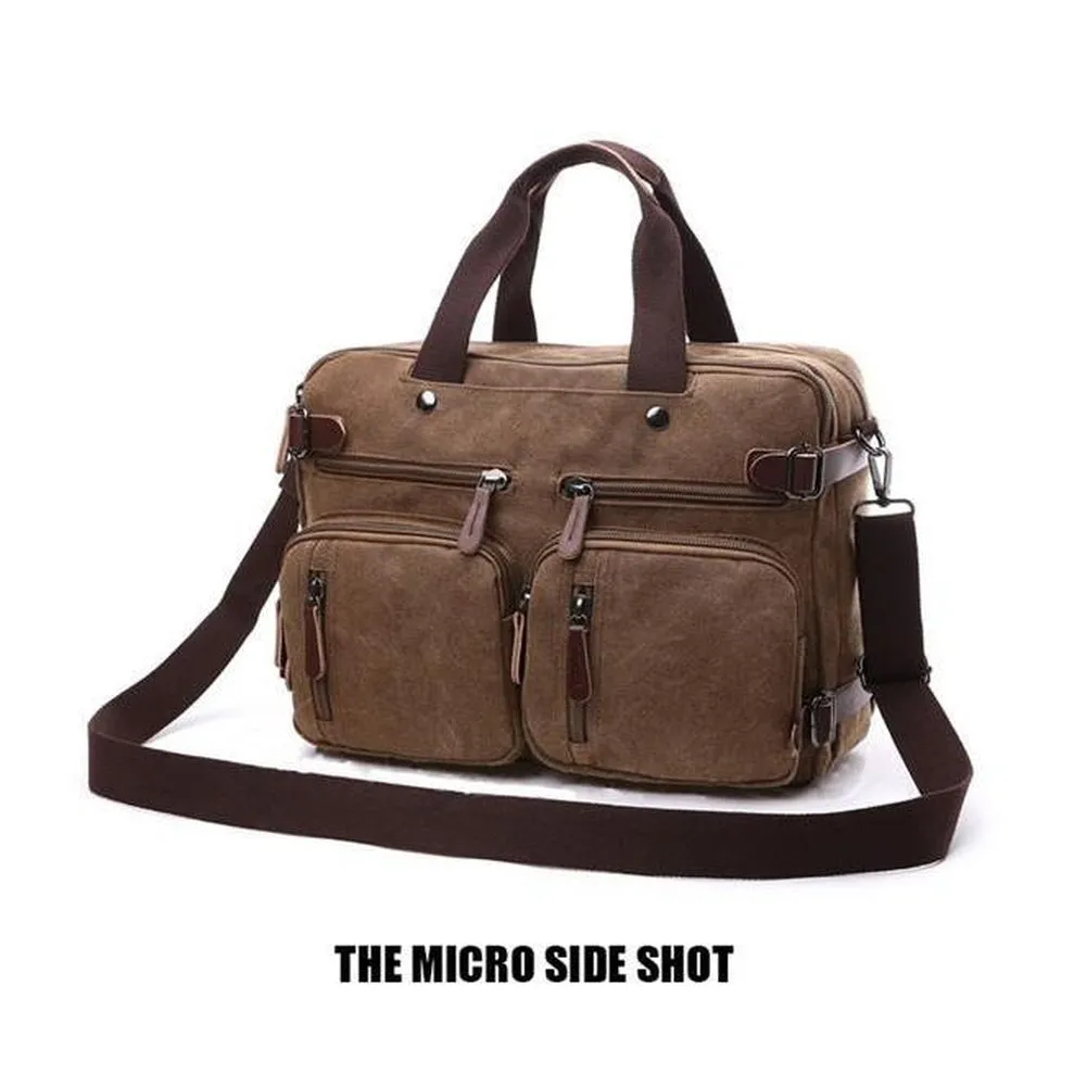 <bold>Laptop / Messenger Bag  <br>Canvas