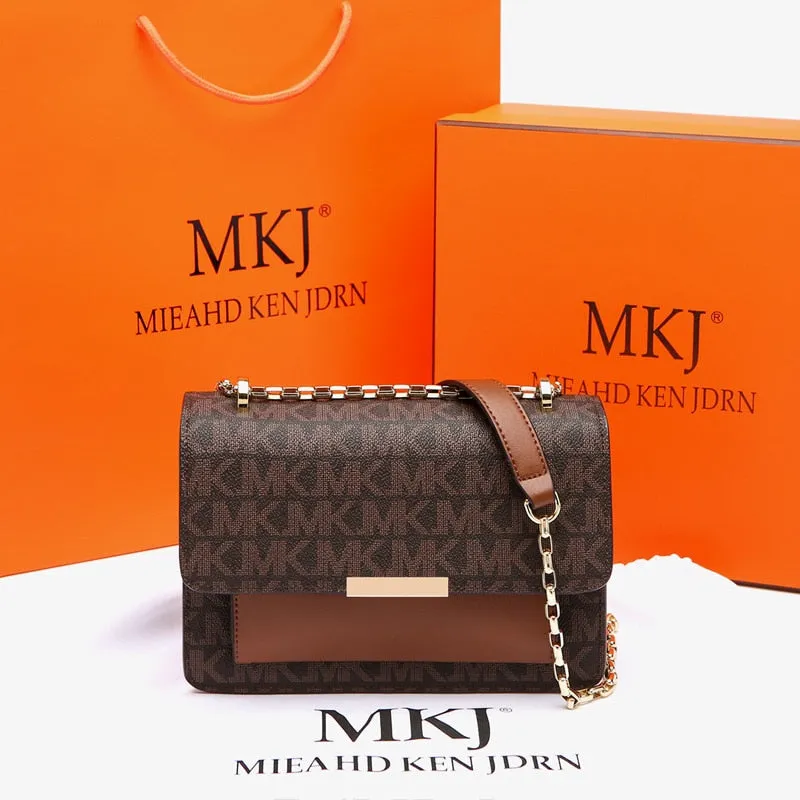 Luxury Inspired Designer Bag Women Leather Chain Crossbody