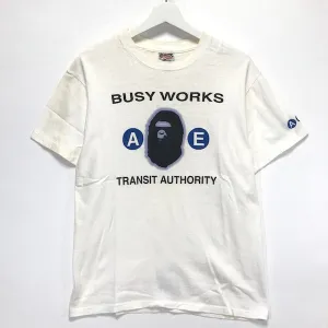 [M] A Bathing Ape Bape Vintage 90's NYC Transit Authority Tee (Oneita)