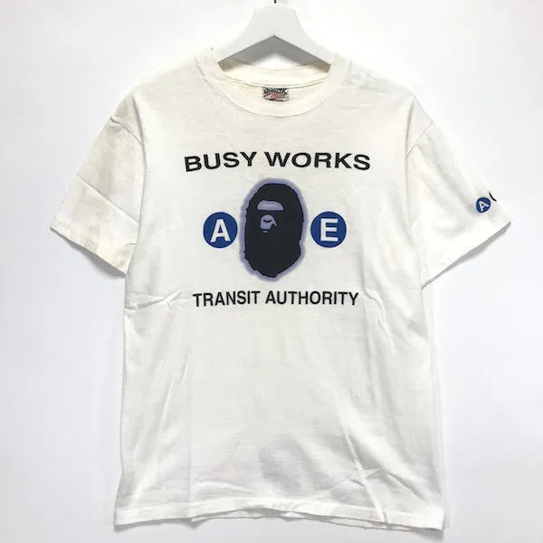 [M] A Bathing Ape Bape Vintage 90's NYC Transit Authority Tee (Oneita)