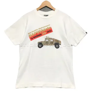 [M] A Bathing Ape Bape Vintage HUMVEE Tank Tee White