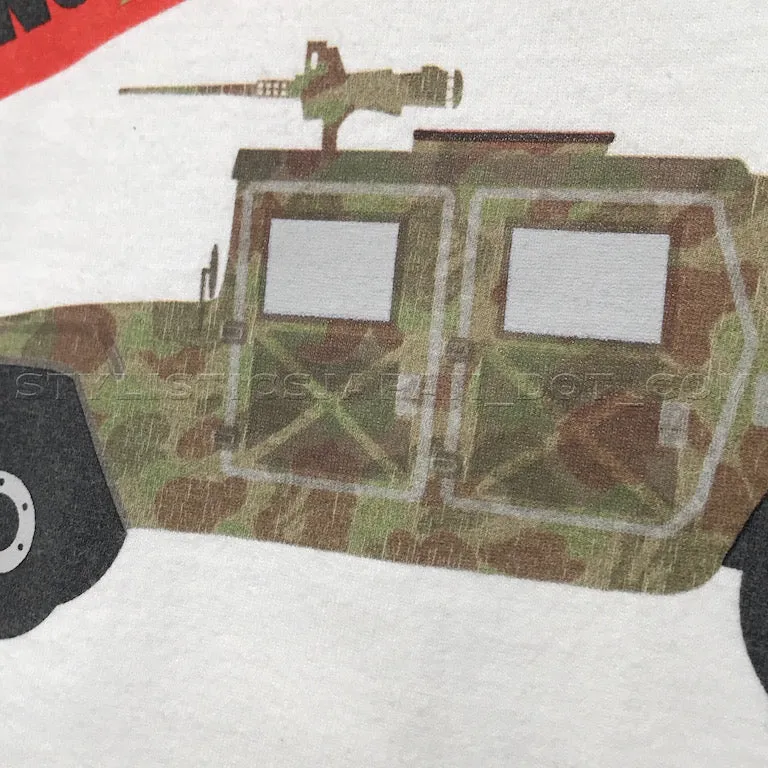 [M] A Bathing Ape Bape Vintage HUMVEE Tank Tee White