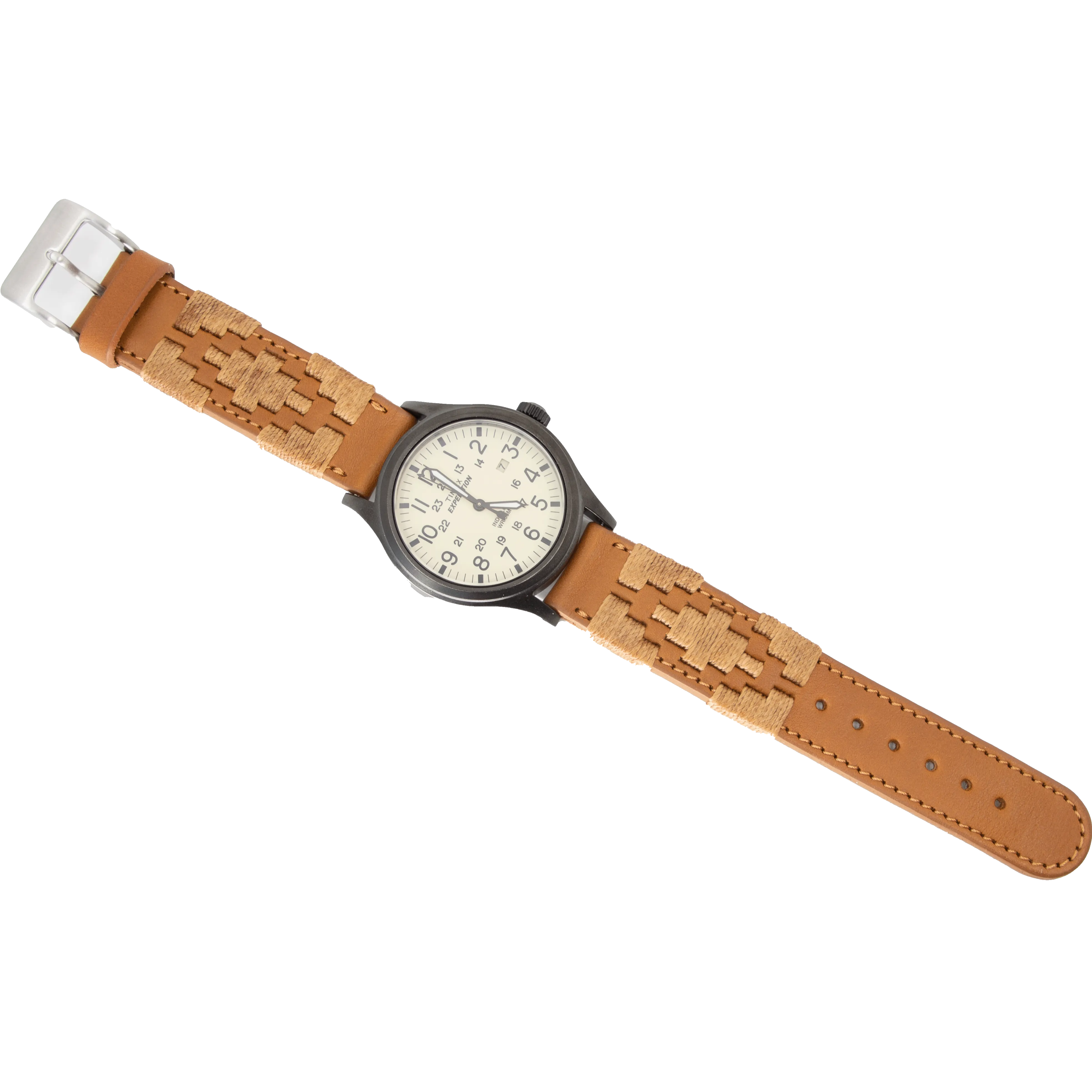 Marrón Expedition Watch - Cream Face